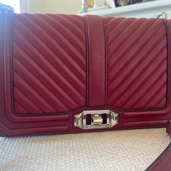 Rebecca Minkoff Chevron Quilted leather crossbody bag - Picture 6 of 12